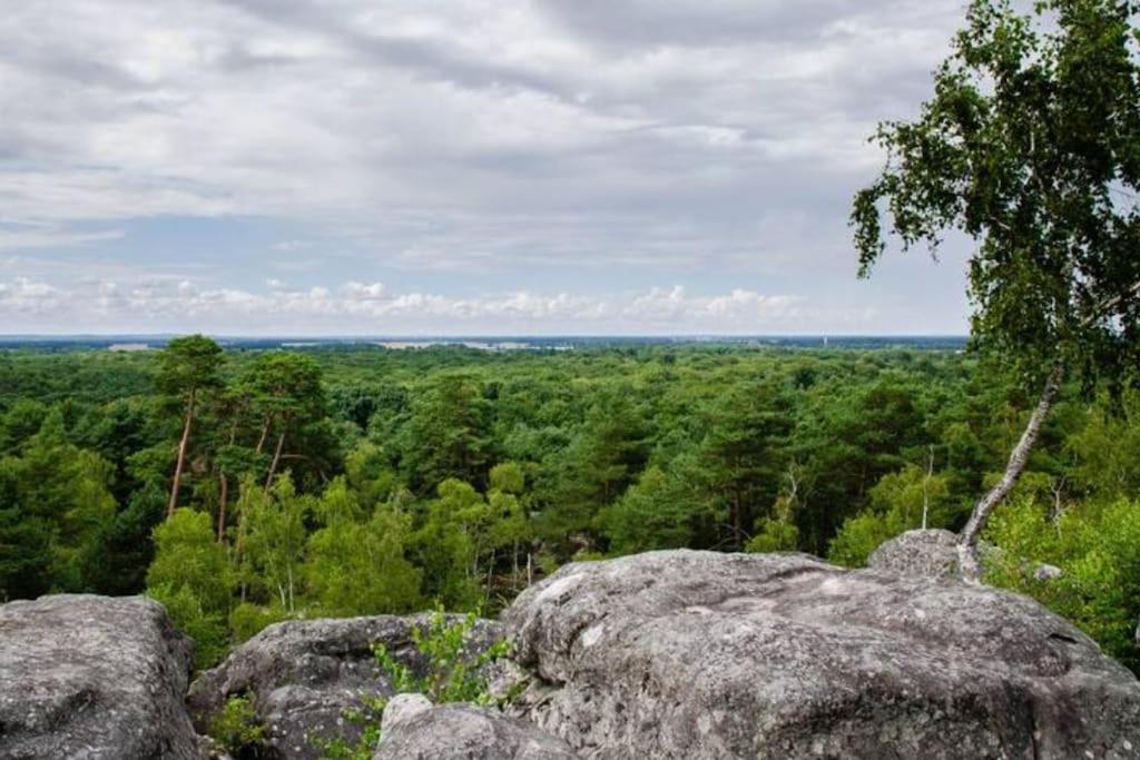 Superbe Appartement Dans Charmant Corps De Ferme Acheres-la-Foret エクステリア 写真